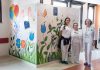 All’ospedale di Pieve un murales per promuovere l’allattamento al seno, realizzato dai pazienti della pediatria