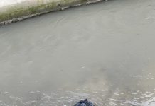 Sacco di rifiuti direttamente nel canale. E il vicesindaco lo raccoglie