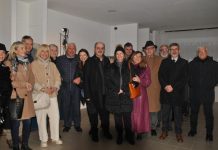Il Rotary Club Mantova Sud in visita alla mostra di scultura di Denis Raccanelli