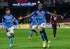 Il Napoli non si ferma, sconfitta anche la Salernitana