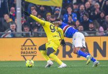 La Sampdoria blocca l’Inter sullo 0-0 a Marassi