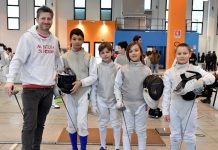 I ragazzi di Mantova Scherma brillano nella prima prova del Grand Prix Kinder 44