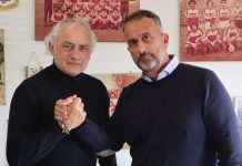 Calcio Serie C – Andrea Mandorlini è il nuovo allenatore del Mantova Andrea Mandorlini col presidente Filippo Piccoli