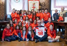 Calcio femminile – Il Mantova in visita dal sindaco Palazzi