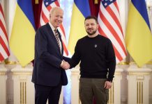 Biden a sorpresa a Kiev incontra il presidente ucraino Zelensky