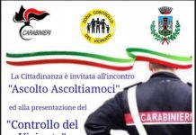 Controllo del vicinato, incontro tra i cittadini e i Cc domani domani a Porto