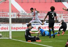 Calcio Serie C – Mandorlini: “Mantova, grande reazione con la Juve. Ripartiamo da qui” Il gol di Bocalon