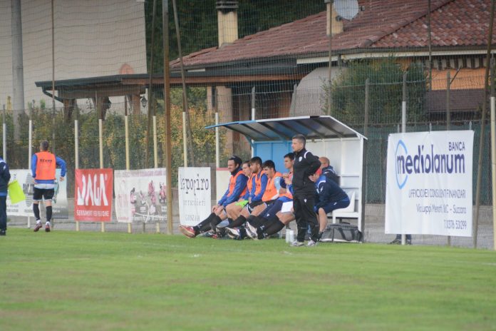 Matteo Tenedini in panchina