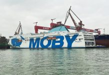 Consegnato a Moby il traghetto passeggeri più grande al mondo
