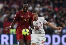Roma-Milan 1-1, Abraham e Saelemaekers in gol nel recupero