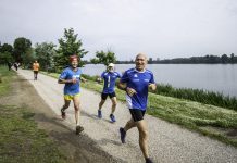 In 300 di corsa con Aido ieri sul Lungolago