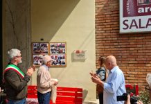 Al circolo Arci Salardi scoperta una targa in ricordo di Sergio Gazzani