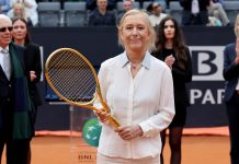 Roma, Martina Navratilova racchetta d’oro 2023