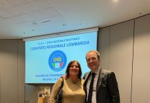 Calcio dilettanti – Campionati 2023-24 al via il 10 settembre Il consigliere regionale Paola Rasori col presidente Pedrazzini