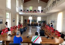 I remigini della “Montessori” in visita a Curtatone a Corte Spagnola