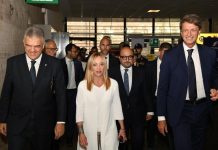 Treno Roma-Pompei, Meloni e Sangiuliano inaugurano il Frecciarossa