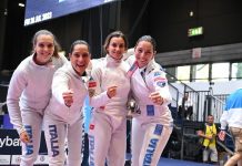 Italia argento mondiale nella spada donne a squadre