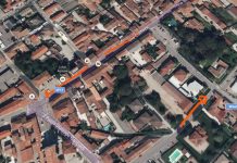 Roverbella – Senso unico nelle vie del centro: ok definitivo al provvedimento La vista dall'alto del nuovo tracciato_2716998