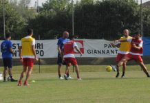 Calcio Serie C – Stamane ultimo allenamento a Mantovanello, da lunedì in ritiro allenamento ok_2714087