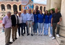 Tamburello – Coppa dell’Amicizia: è derby Italia-Francia con 7 giovani mantovani I protagonisti della presentazione della Coppa dell'Amicizia