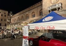 Elite Car porta Tazio Nuvolari in piazza delle Erbe