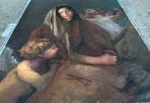 Ignacio De Jesus Chavez Salinas, messicano, vince l’incontro dei Madonnari con “Virgen Dolorosa”