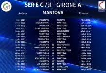 Calcio Serie C – Il Mantova debutterà in casa contro il Padova cale