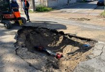 Si rompe un tubo dell’acquedotto: via Levata allagata