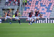 Bologna-Frosinone 2-1, Ferguson e De Silvestri gol
