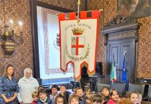 I piccoli della Casa dei bambini in visita in Comune