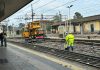 Maltempo, traffico ferroviario in tilt e black-out di corrente elettrica in strada Chiesanuova