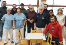 Calcio Serie C – Mantova, visita natalizia con regali e sorrisi ai bambini del “Poma”