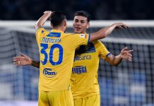 Impresa Frosinone: 4-0 al Napoli, è ai quarti di Coppa Italia