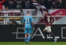 Il Napoli sprofonda a Torino, 3-0 per i granata