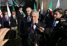Europee, Tajani “Per Forza Italia l’obiettivo è la doppia cifra”