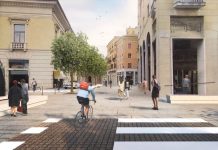 Niente più marciapiedi in centro rialzati dal piano della strada