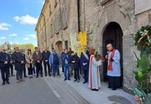 Collocando la pietra d’inciampo Guidizzolo ha ricordato Bruno Rodella