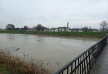 Fiume Secchia: passata la prima piena, in arrivo la seconda