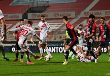 Calcio Serie C – Mantova, la gioia di Bragantini: “Felice del mio gol da numero 9”