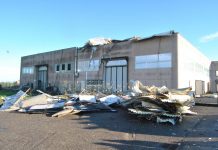 Tromba d’aria su Porto Mantovano: gravi danni a capannoni, cantieri e abitazioni