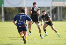 Rugby Serie A – I Caimani dominano per un tempo contro Pesaro, poi sprecano tutto (27-24)