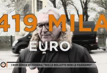 Sinti e rom in via Guerra: utenze non pagate per oltre 400mila euro. Il caso va in tv