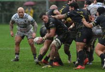 Rugby serie A Elite: il maxischermo con la diretta in p. Manzoni a Viadana