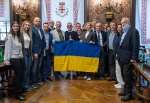 Incontro in Comune tra Giunta Palazzi e delegazione Ucraina