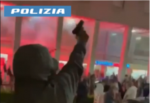 Sparano nove colpi in aria con una scacciacani durante la festa promozione del Mantova: denunciati due giovani