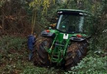 Magnacavallo: rubano un trattore e un voltafieno e li abbandonano nel Modenese