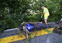Con la moto nel fosso: muore un 68enne di Rivarolo Mantovano