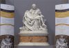 Al via sotituzione diaframma di protezione della Pietà di Michelangelo