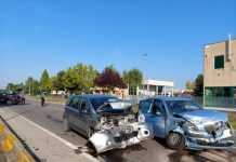 Pradello: scontro tra auto, due persone ferite