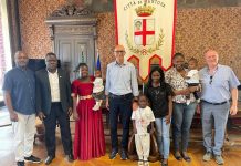 In Comune una delegazione della Ong Pobic Odv che ha aiutato tre bambine ugandesi ad essere operate al cuore in Italia